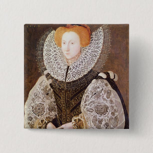 Unknown Girl, aged 20, 1587 15 Cm Square Badge