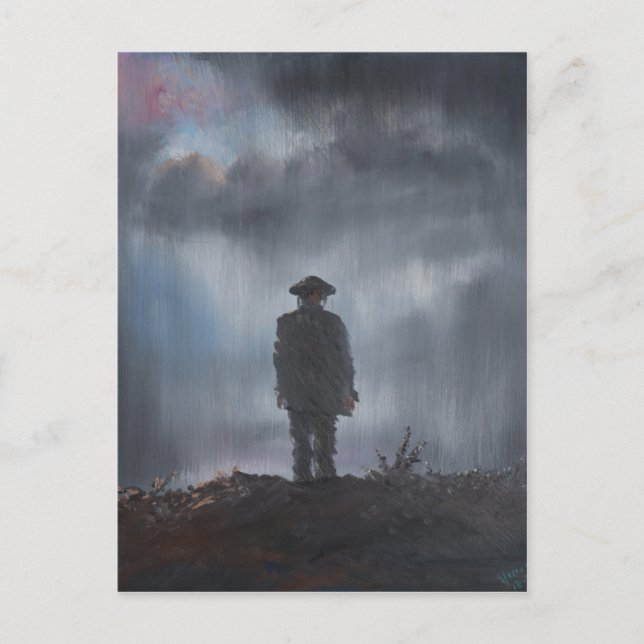 Unknown Soldier first world war 2014 Postcard (Front)