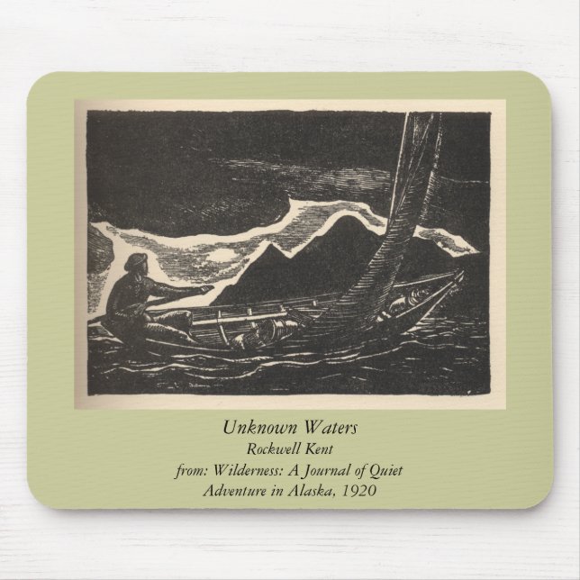 Unknown Waters Mouse Pad (Front)
