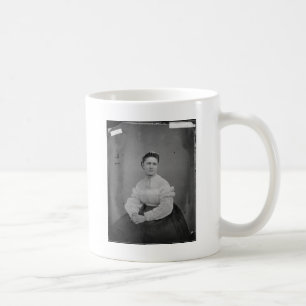 Unknown Woman Civil War Era Portrait Coffee Mug