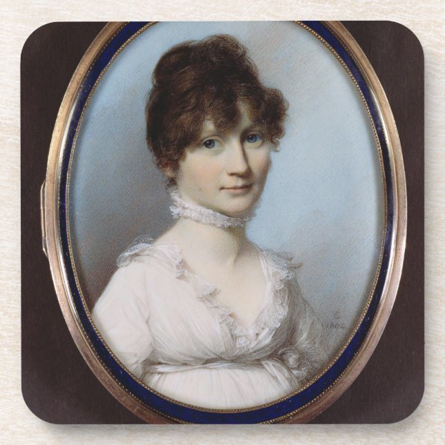 Unknown woman coaster (Front)