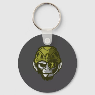 Unleahe Gorilla Body Building Motivation Gym Gift  Key Ring