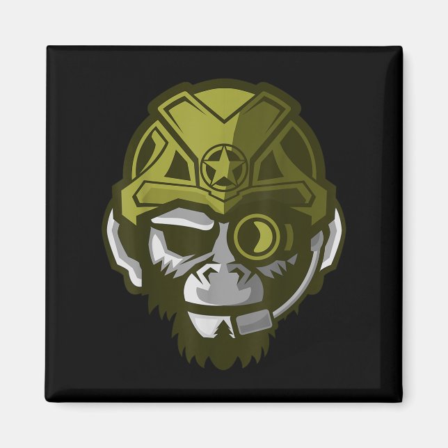 Unleahe Gorilla Body Building Motivation Gym Gift  Magnet (Front)