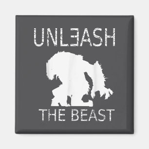 Unleahe Workout Motivation Gym Graphic  Magnet