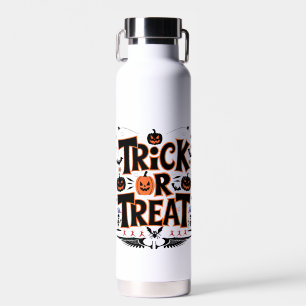 Unleash Halloween Fun with Trick or Treat Magic! Water Bottle