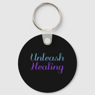 Unleash Healing Prevention Awareness Design Key Ring