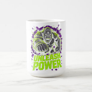 Unleash Power Gorilla Graphic T-Shirt Coffee Mug