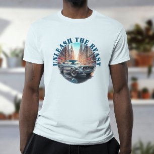 Unleash The Beast American Muscle Car T-Shirt