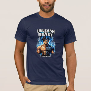 Unleash The Beast - Anime Gym Power-Up T-Shirt