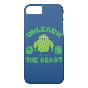 Unleash The Beast Gym Motivation iPhone 8/7 Case