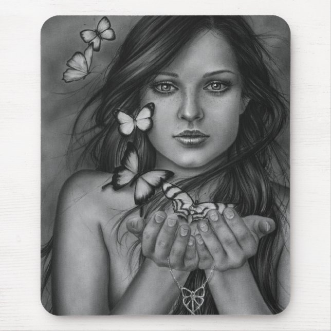 Unleash the butterflies Mousepad (Front)