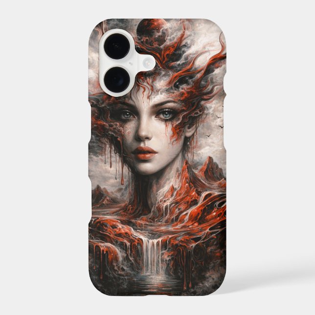 "Unleash the Dark Aesthetic", Apple iPhone 17 Case (Back)
