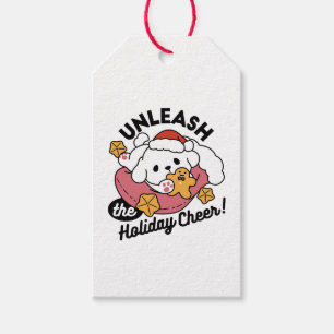 Unleash the Holiday Cheer – Cute Dog Christmas Gift Tags
