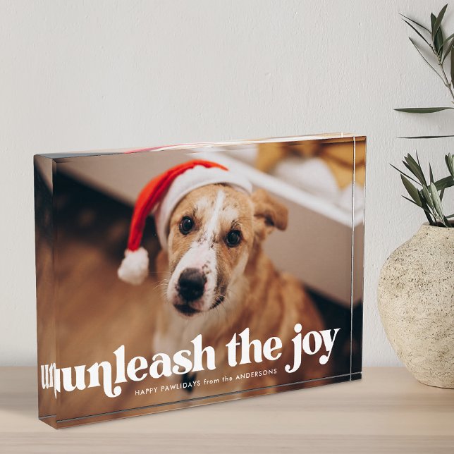 Unleash the Joy Dog Photo Block (Creator Uploaded)