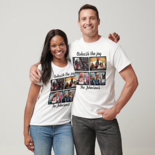Unleash The Joy   Modern Family Christmas Photo T-Shirt