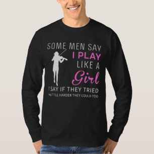 Unleash the Maestro Within: Hilarious Play Violin T-Shirt