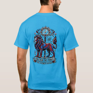 Unleash The Power Shirt – Lion Motivation Graphic 