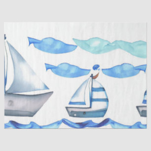 "Unleash the Sea Adventure: Nautical Voyage" Tissue Paper