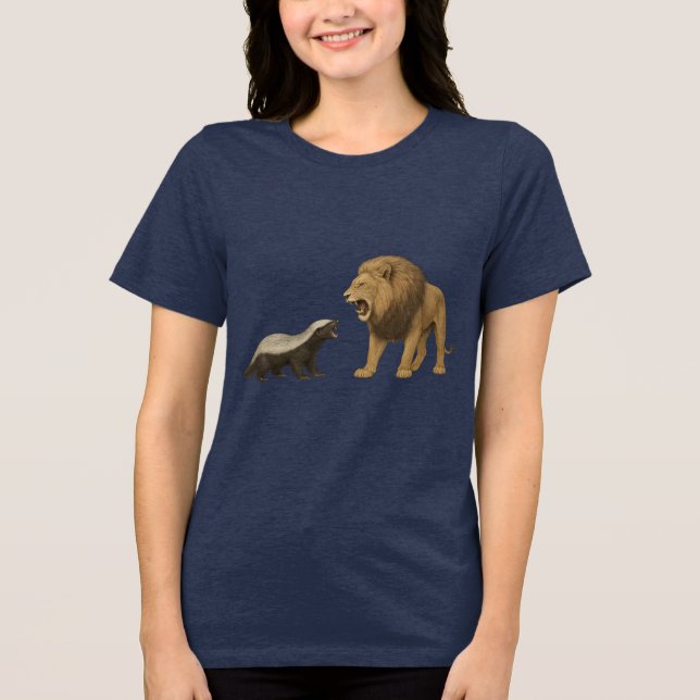 Unleash your anger Tri-Blend shirt (Front)