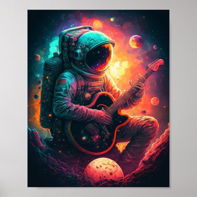 Unleash Your Creative Side with Astronaut Poster (Front)