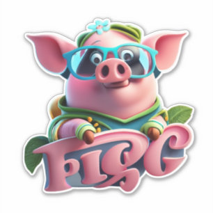 Unleash Your Creativity with Pig Stickers
