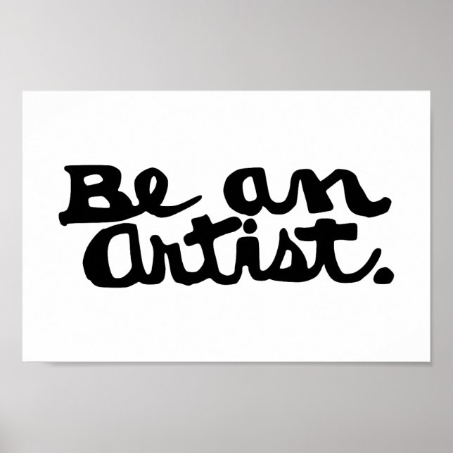 Unleash Your Inner Artist – Bold Calligraphy Print (Front)