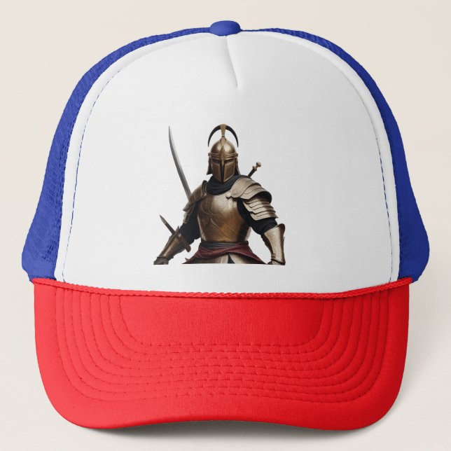 🎨 Unleash Your Inner Warrior with Bold Image. Trucker Hat (Front)