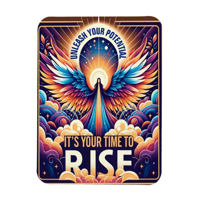 Unleash Your Potential and Rise Magnet (Vertical)