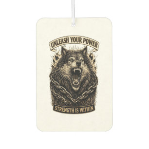 Unleash Your Power — Strength Is Within Car Air Freshener
