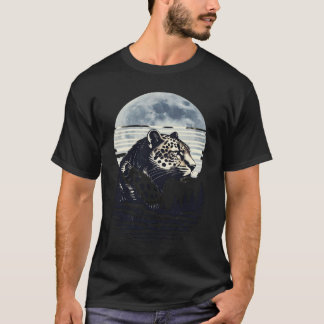 Unleash Your Wild Side with This Leopard Design T-Shirt