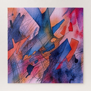 "Unleashed Potential" Contemporary Abstract Art Jigsaw Puzzle