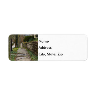 Unlevel Pathway Return Address Label