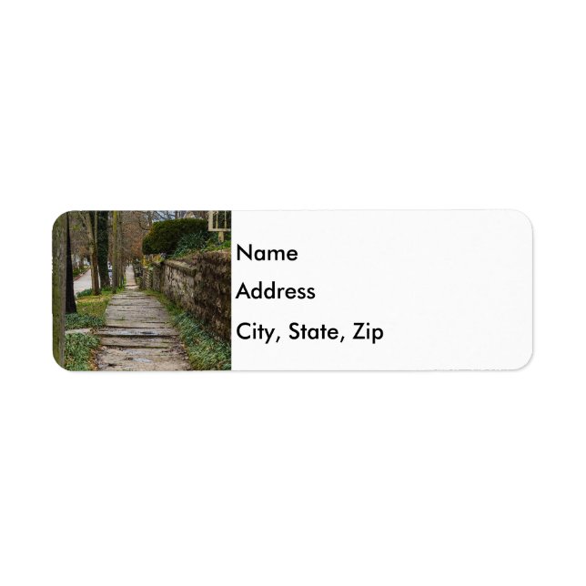 Unlevel Pathway Return Address Label (Front)