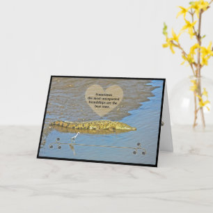 UNLIKELY FRIENDS/ SO GLAD WE'RE FRIENDS! CARD
