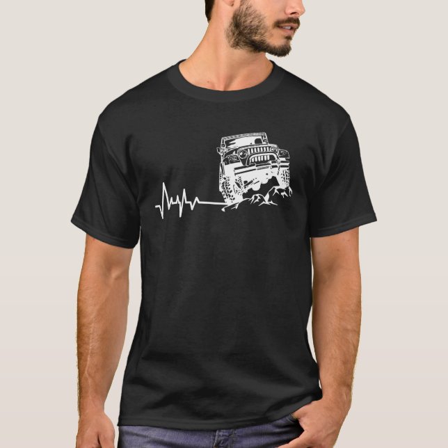 Unlimited Heartbeat Love Jeep T- Shirt Gift For Je (Front)