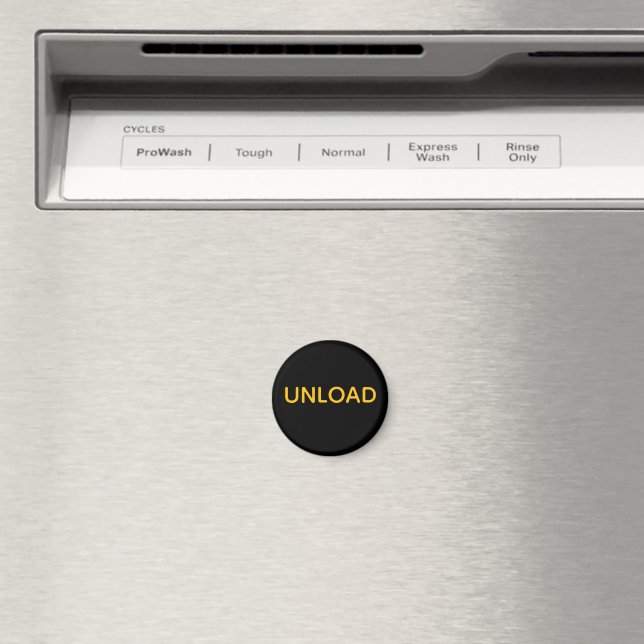 UNLOAD Logo Dishwasher  Magnet (In Situ (Dishwasher))
