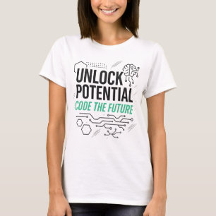 Unlock Potential Code Future Tee