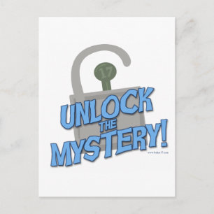 Unlock The Mystery! Postcard