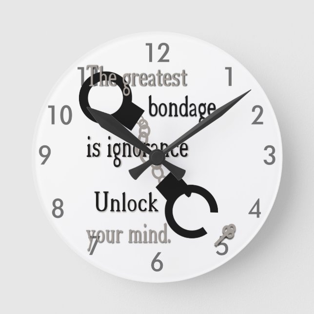 Unlock Your Mind Clock (Front)