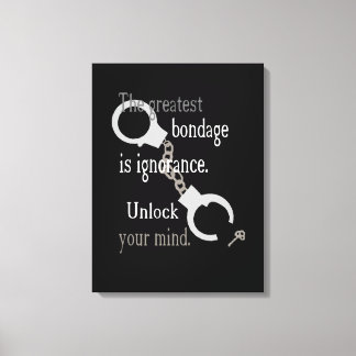 Unlock Your Mind Wrapped Canvas