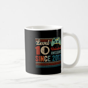 Unlocked Level 10 Birthday 10 Year Old Video Game Coffee Mug