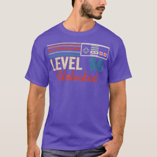 Unlocked Level 16 Birthday Boy Video Game Controll T-Shirt
