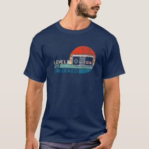Unlocked Level 28 Birthday Boy Video Game Controll T-Shirt