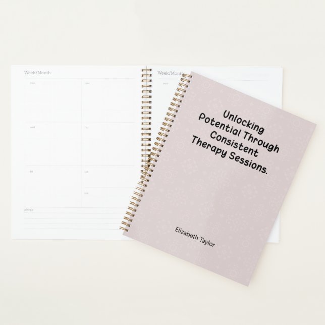 Unlocking Potential with Consistent Therapy Planner (Display)