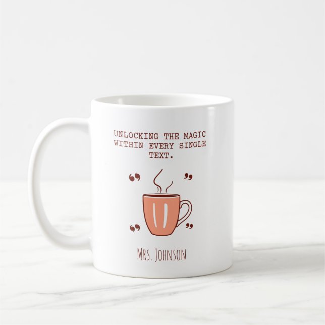 Unlocking The Magic Within Every Single Text Coffee Mug (Left)