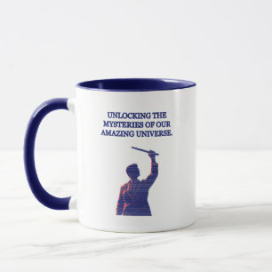 Unlocking Universe Mysteries Space Science Design Mug