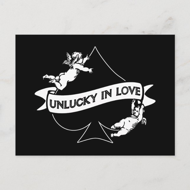 Unlucky in Love Postcard (Front)