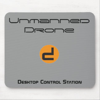 Unmanned Drone Desktop Control Station Mouse Pad