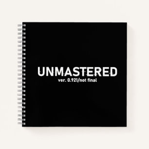 Unmastered Audio - Creative Glitch Style V2 Notebook