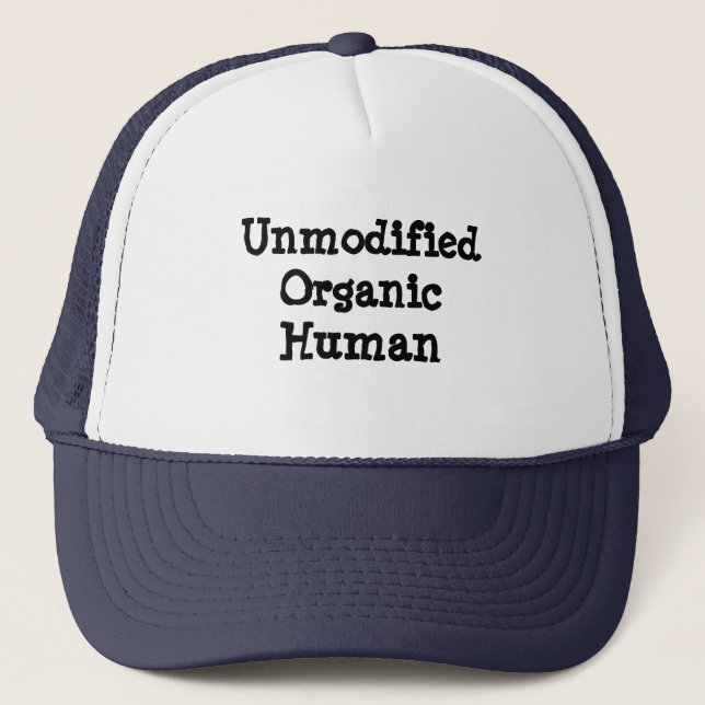 Unmodified Organic Human Trucker Hat (Front)